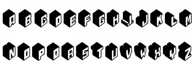 Typobricks-Bold フォント 大文字
