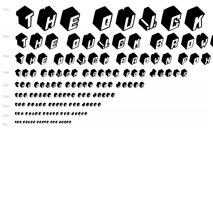 Typobricks-Bold Waterfall