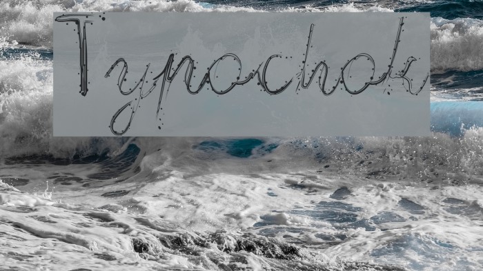 Typochok Font examples