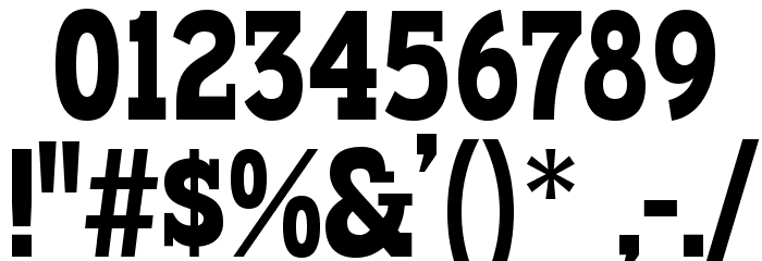 Typodermic-Regular Font OTHER CHARS