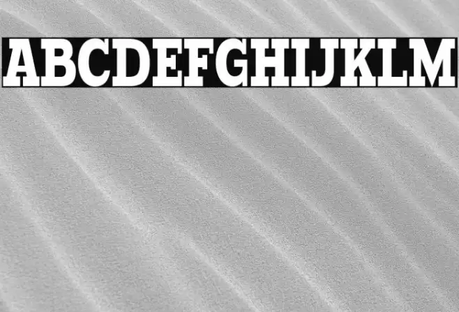 Typodermic-Regular Fonte examples