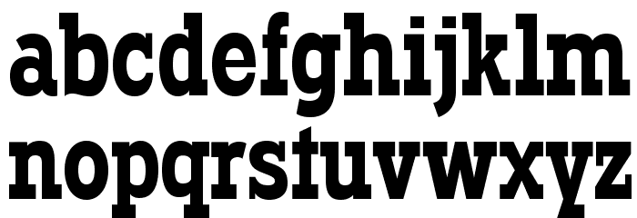 Typodermic-Regular Font LOWERCASE