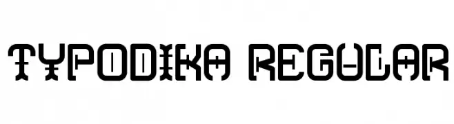 Typodika-Regular  Descarca Fonturi Gratis