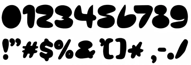 Typoghost Font OTHER CHARS