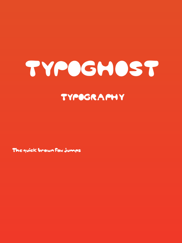 Typoghost Poster