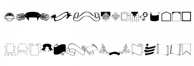 TypogrBanners Font Litere mari