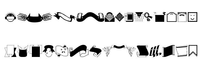 TypogrBanners Font LOWERCASE