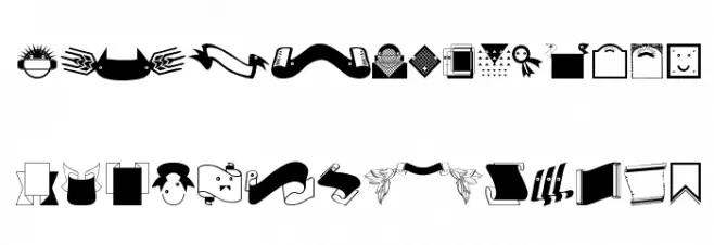 TypogrBanners Caratteri MINUSCOLO