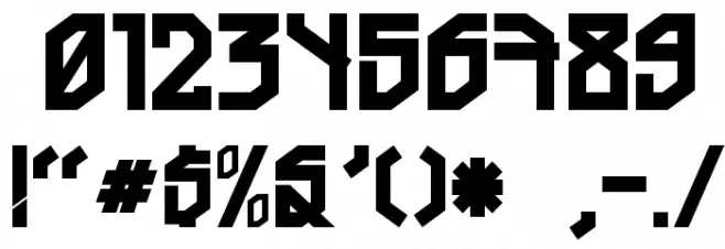 Typograff Шрифта ДРУГИЕ символов