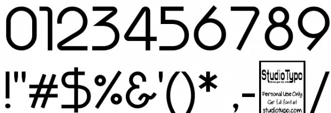 Typografix Font OTHER CHARS