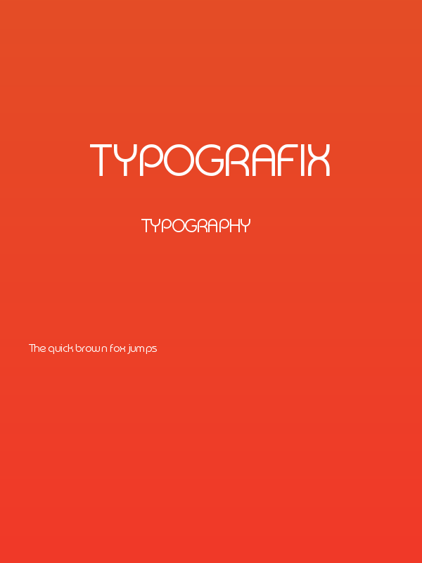 Typografix Poster