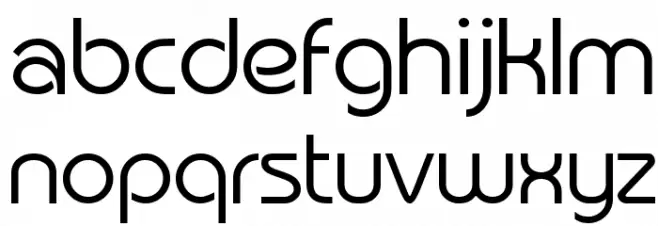 Typografix फ़ॉन्ट लोअरकेस