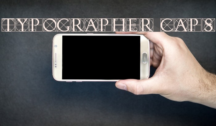 Typographer Caps Font examples