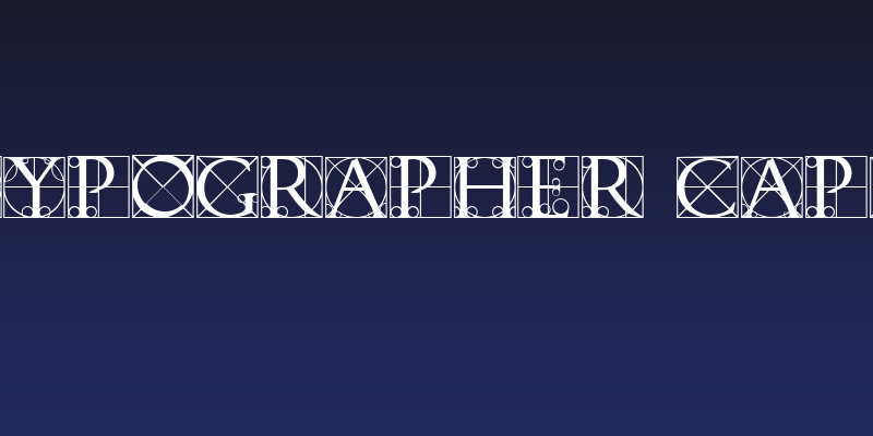 Typographer Caps Social Header