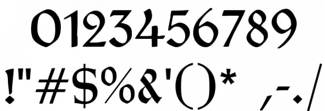 Typographer Rotunda Alt Font OTHER CHARS