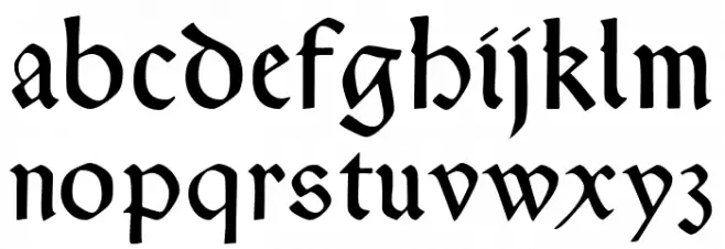 Typographer Rotunda UNZ1 Шрифта строчной