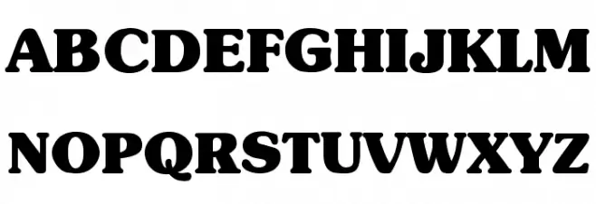 Typographer Subway Black फ़ॉन्ट अपरकेस