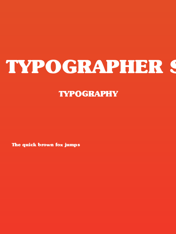 Typographer Subway Black Poster