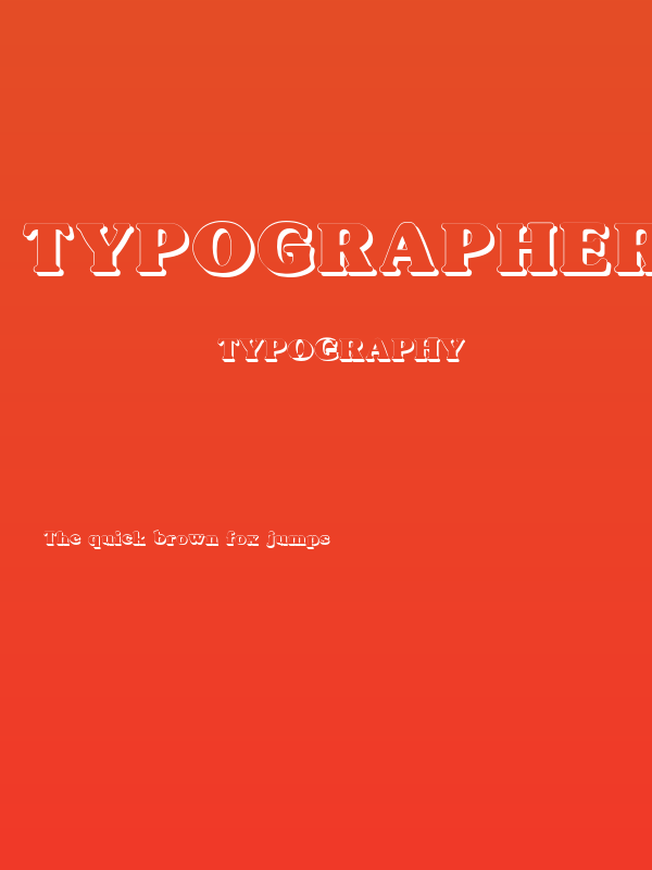 Typographer Subway Shadow Poster