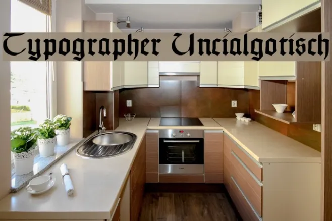 Typographer Uncialgotisch Example 2