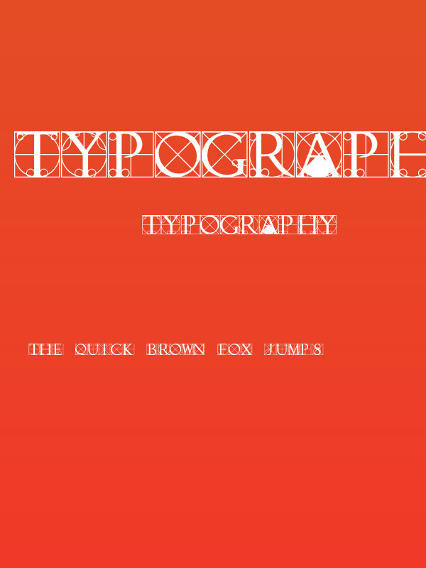TypographerCapsSSK Poster
