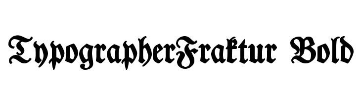 TypographerFraktur Bold  フリーフォントのダウンロード