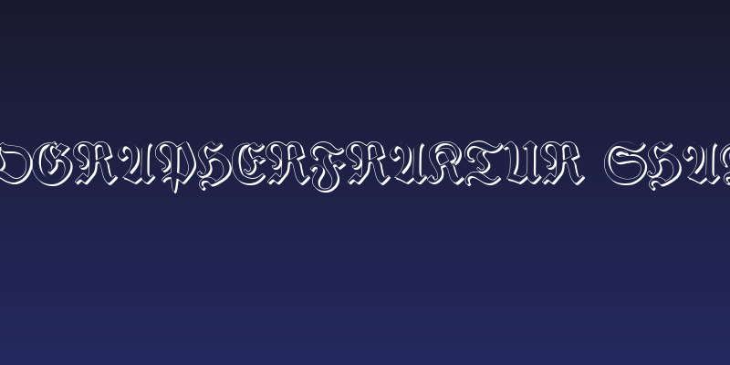 TypographerFraktur Shadow Social Header