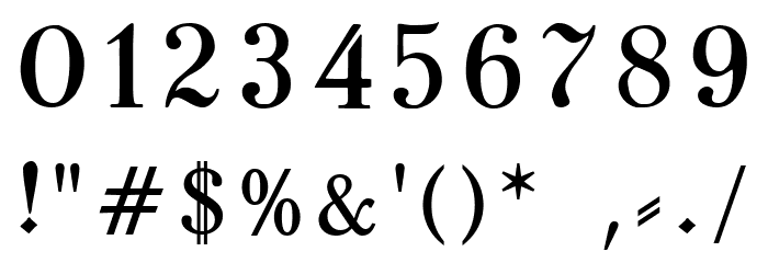 TypographerFraktur UNZ1 Medium Font OTHER CHARS