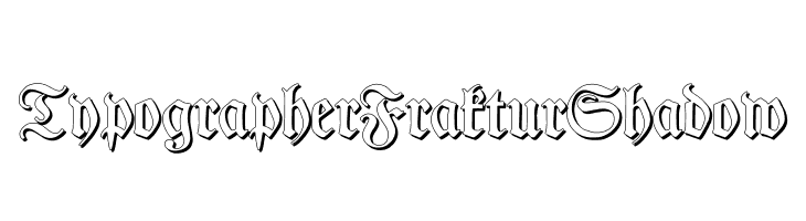 TypographerFrakturShadow  Fuentes Gratis Descargar