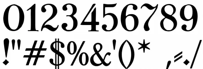 TypographerFrakturUNZ1 Medium Font OTHER CHARS