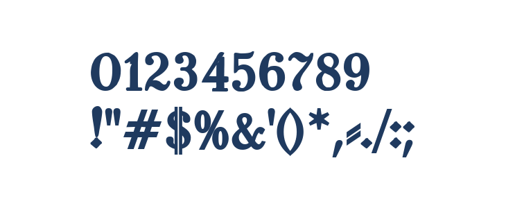 TypographerFrakturUNZ1 Medium Other Characters