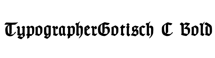 TypographerGotisch C Bold  Free Fonts Download