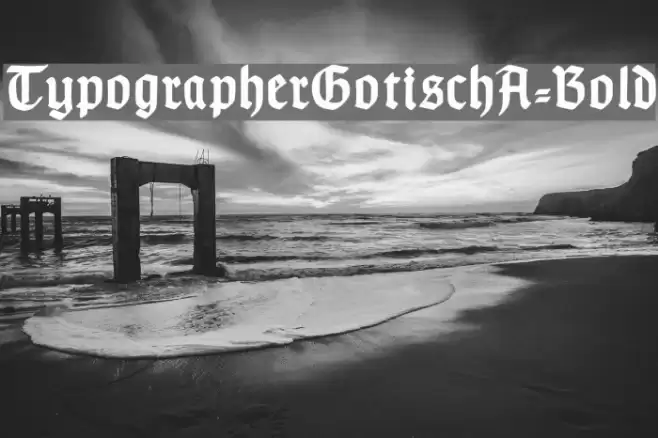 TypographerGotischA-Bold Font examples
