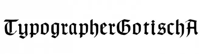 TypographerGotischA 