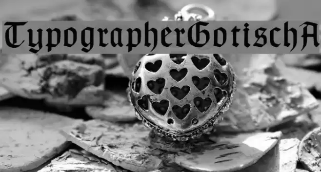 TypographerGotischA Font examples