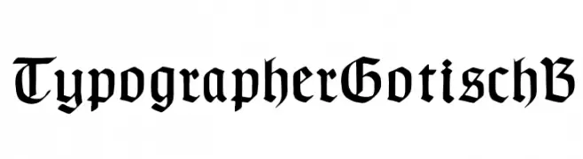 TypographerGotischB  baixar fontes gratis