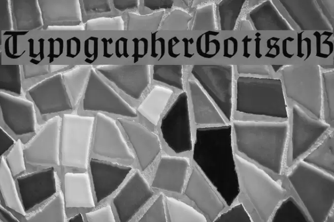 TypographerGotischB Font examples