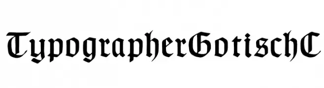 TypographerGotischC  font caratteri gratis