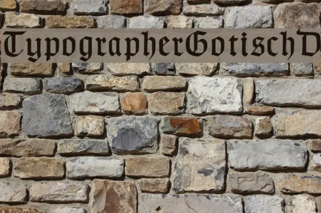 TypographerGotischD Example 2