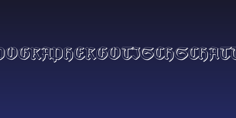 TypographerGotischSchatten Social Header