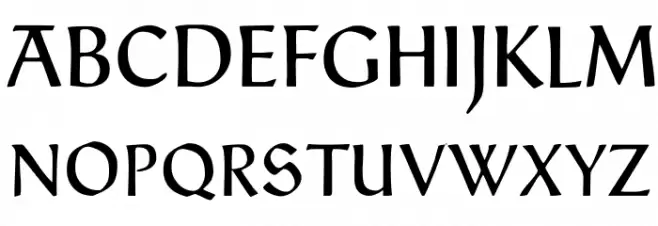 TypographerRotunda Schriftart Groß