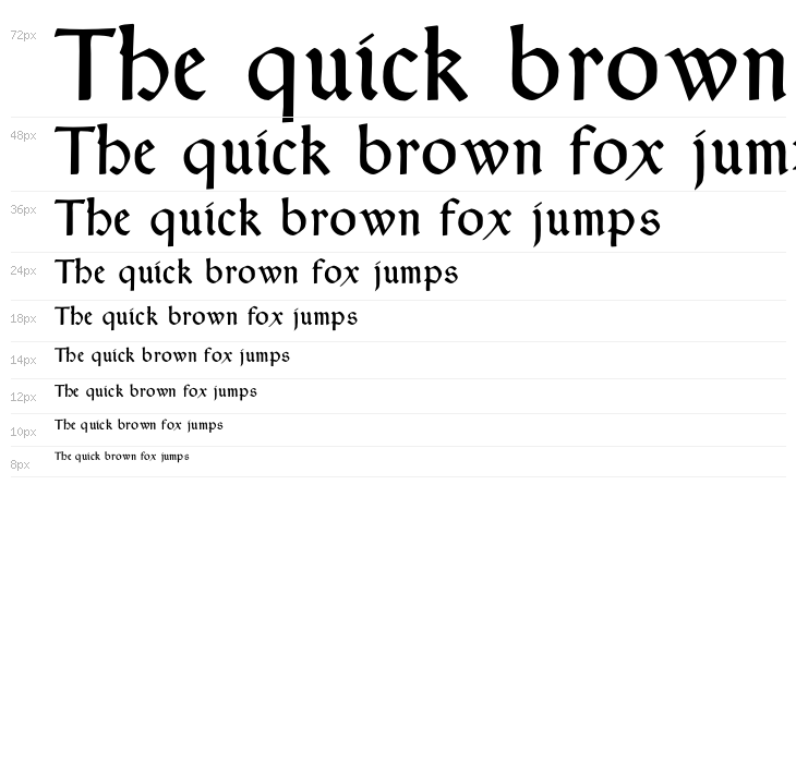 TypographerRotundaAlt Waterfall