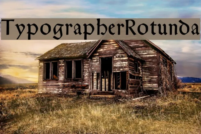 TypographerRotunda Example 2