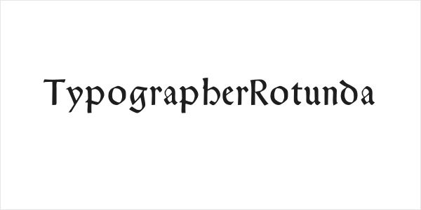 TypographerRotunda Logo