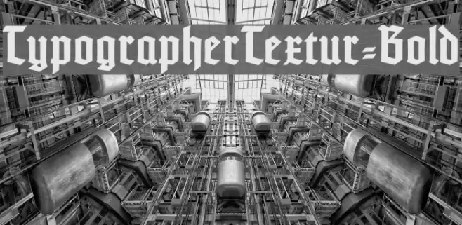 TypographerTextur-Bold Font examples
