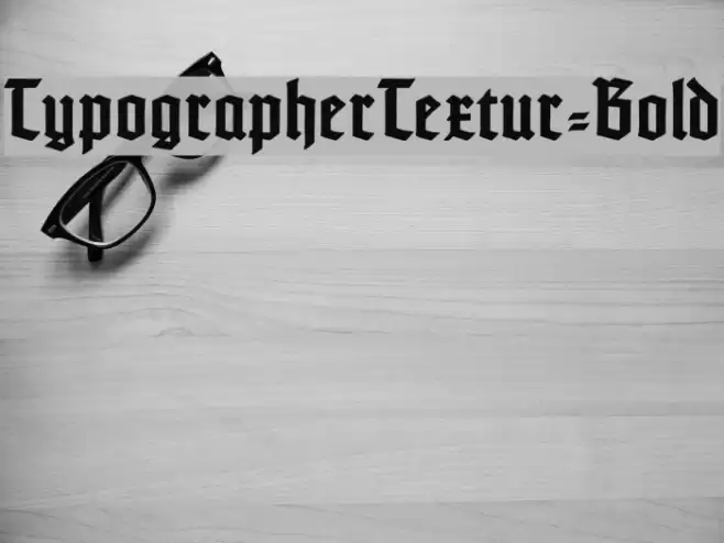 TypographerTextur-Bold Font examples