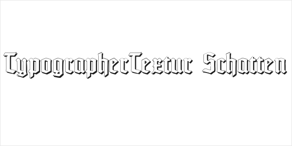 TypographerTextur Schatten Logo