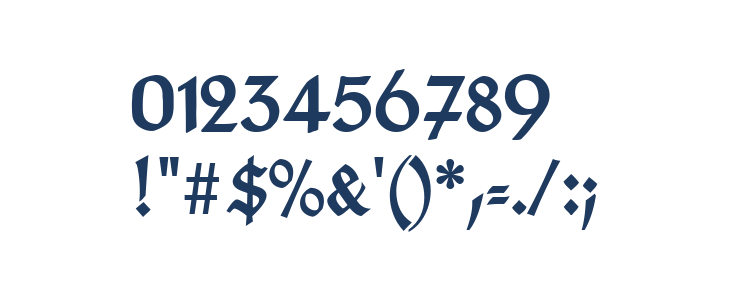 TypographerTextur UNZ1 Bold Other Characters