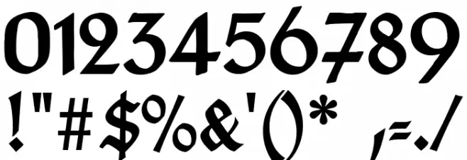 TypographerTextur UNZ1 Bold Font OTHER CHARS