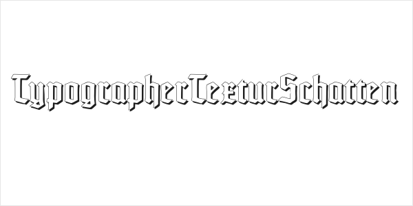 TypographerTexturSchatten Logo